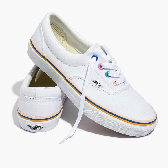 Vans Shoes - NEW Vans X Madewell Sneakers with Rainbow Grommets